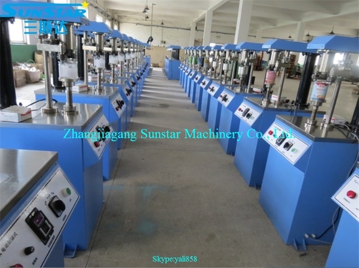 Semi automatic aluminum tin paper PET can seamer