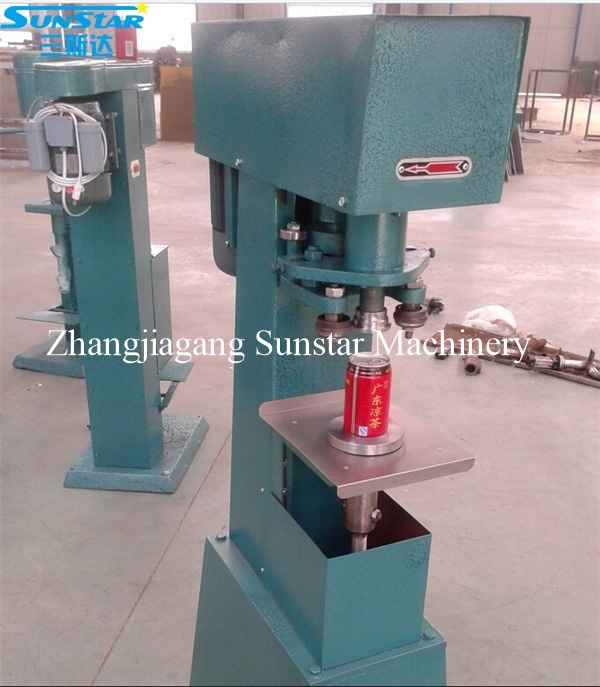 Semi automatic aluminum tin paper PET can sealer