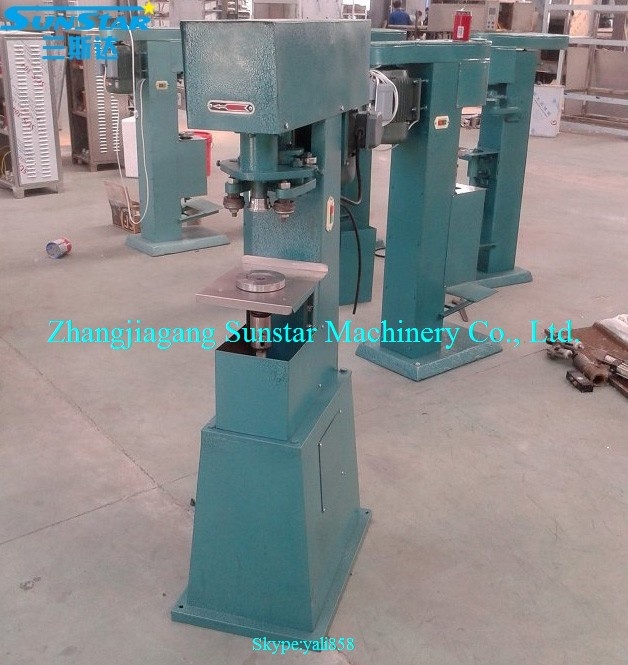 Semi automatic aluminum tin paper PET can closing machine or can closer