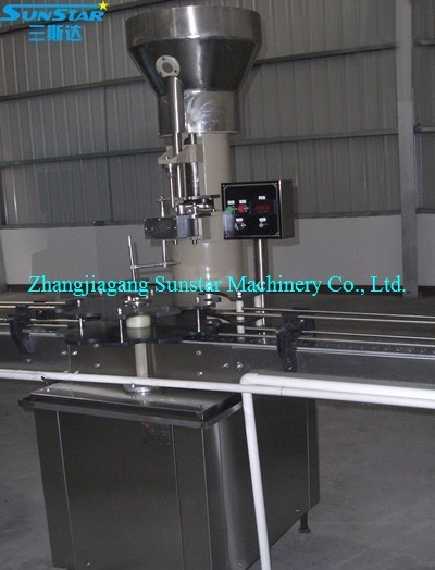 Automatic cork bottle capping machine for wine bottle