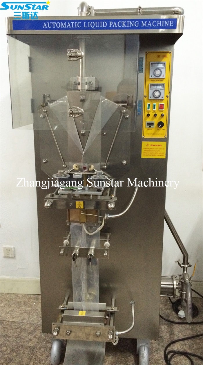 Automatic sachet pouch water filling and packing machine with ribbon coder