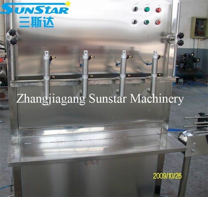 Semi automatic or manual bottling machine for water oil shampoo soy sauce
