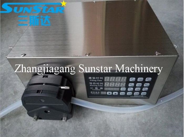 Manual shampoo detergent filling machine in bottle jar can