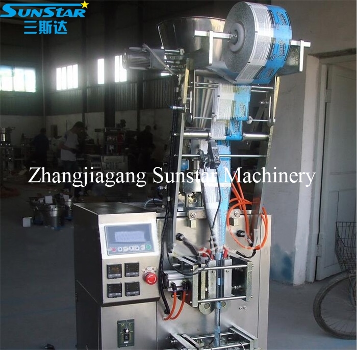 pouch shampoo filling packing machine