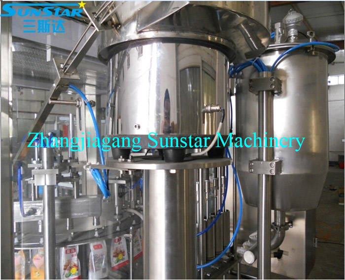 standing up spout cap sorting machine