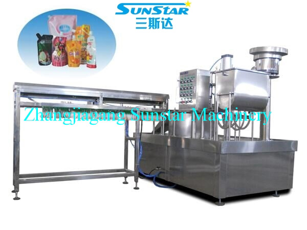 doypack pouch filling and capping machine