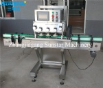 Automatic PLC controlled linear twist off capper for various screw caps