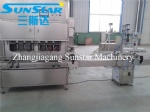 Automatic linear type edible cooking oil filling machine in bottle barrel or jar or can