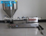 Semi automatic manual filling machine for paste honey stick sauce